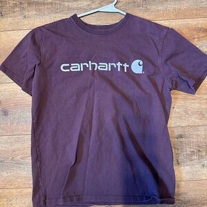 Carhartt women’s  Dark Purple Short Sleeve Tee Medium 8-10